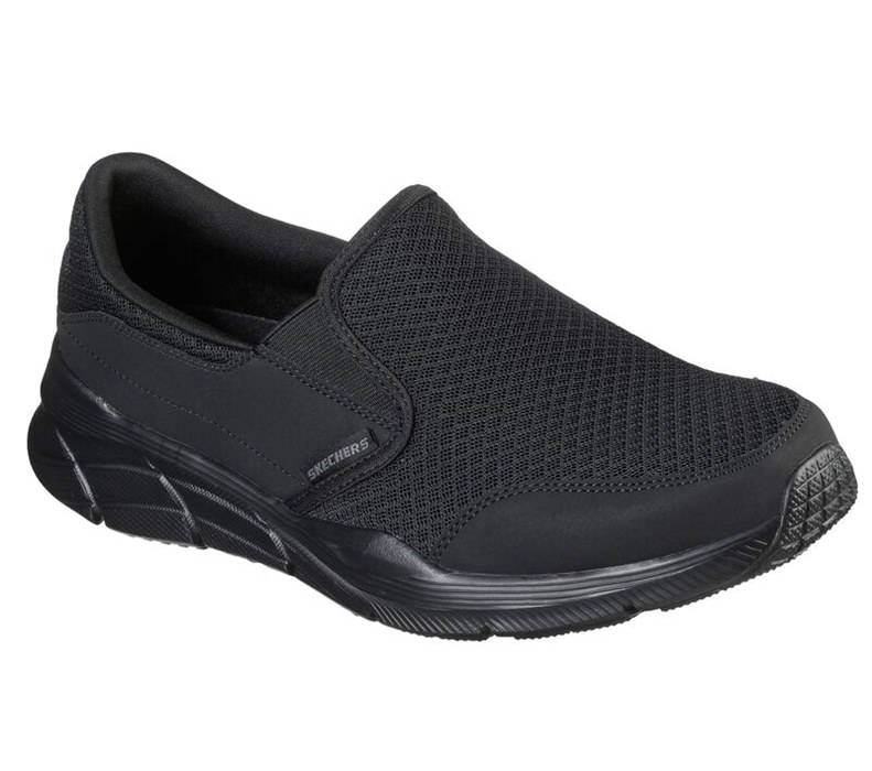 Skechers Herr Svarta Slip On - Relaxed Fit: Equalizer 4.0 - Persisting - Sverige (STQWX-1548)